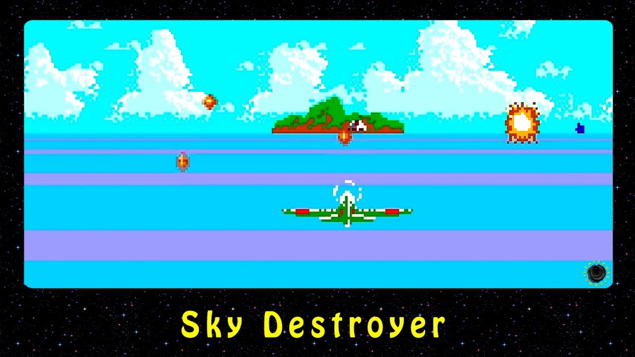 Игра самолеты на денди. Игра на Денди Sky Destroyer. 8-Битная игра Sky Destroyer. Денди самолеты. Игра на Денди про самолет.