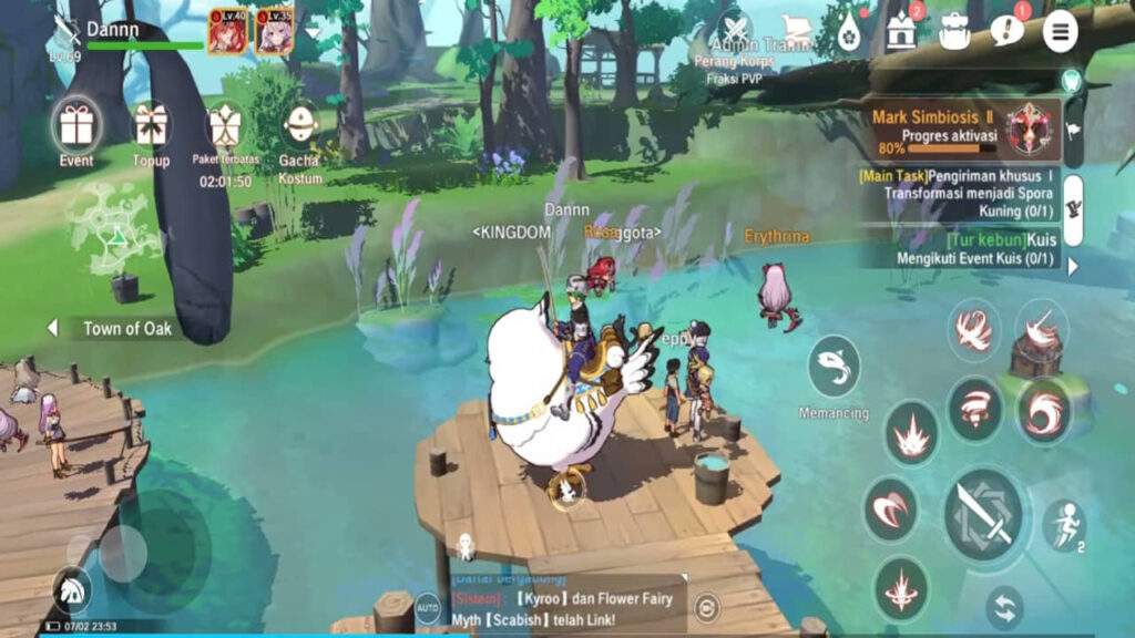 gameplay game the legend of neverland