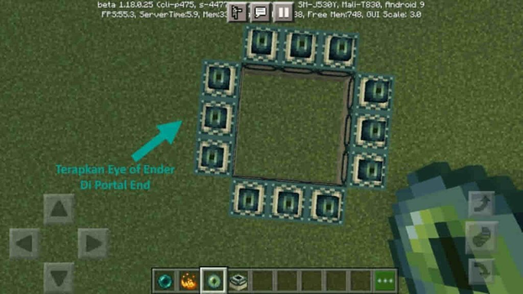 cara membuat portal naga di minecraft