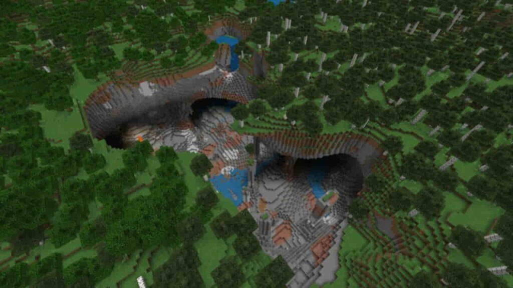 the most magnificent cave seed di minecraft