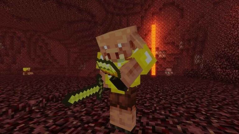 cara barter dengan piglin di minecraft