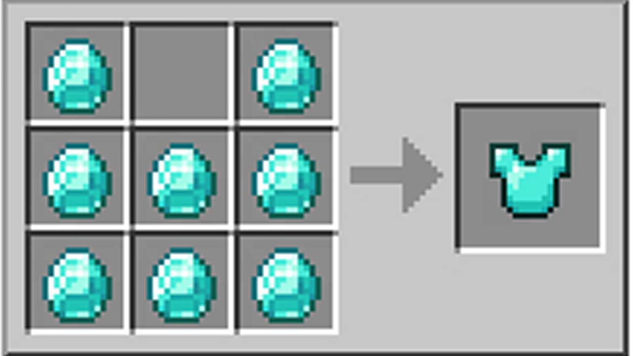 Chestplate Resep Minecraft