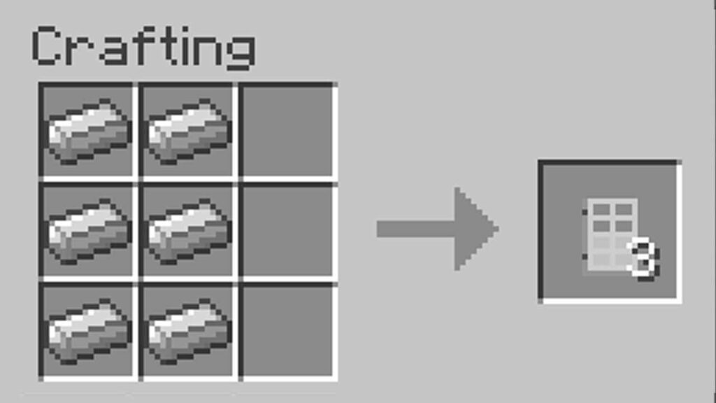 cara membuat pintu besi di minecraft