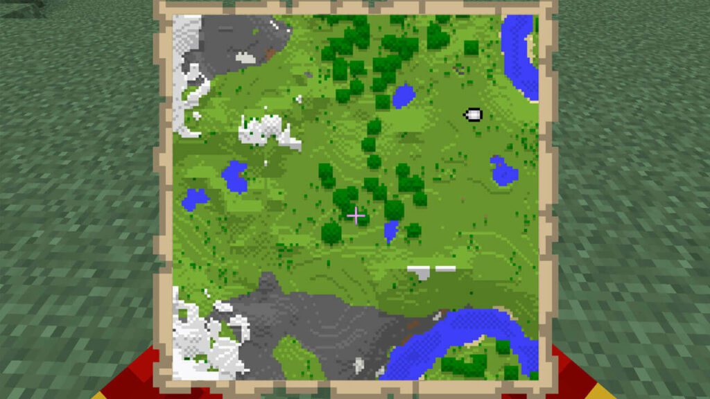 cara menggunakan peta / map di minecraft pe