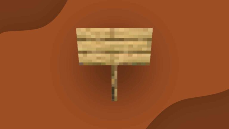 sign di minecraft