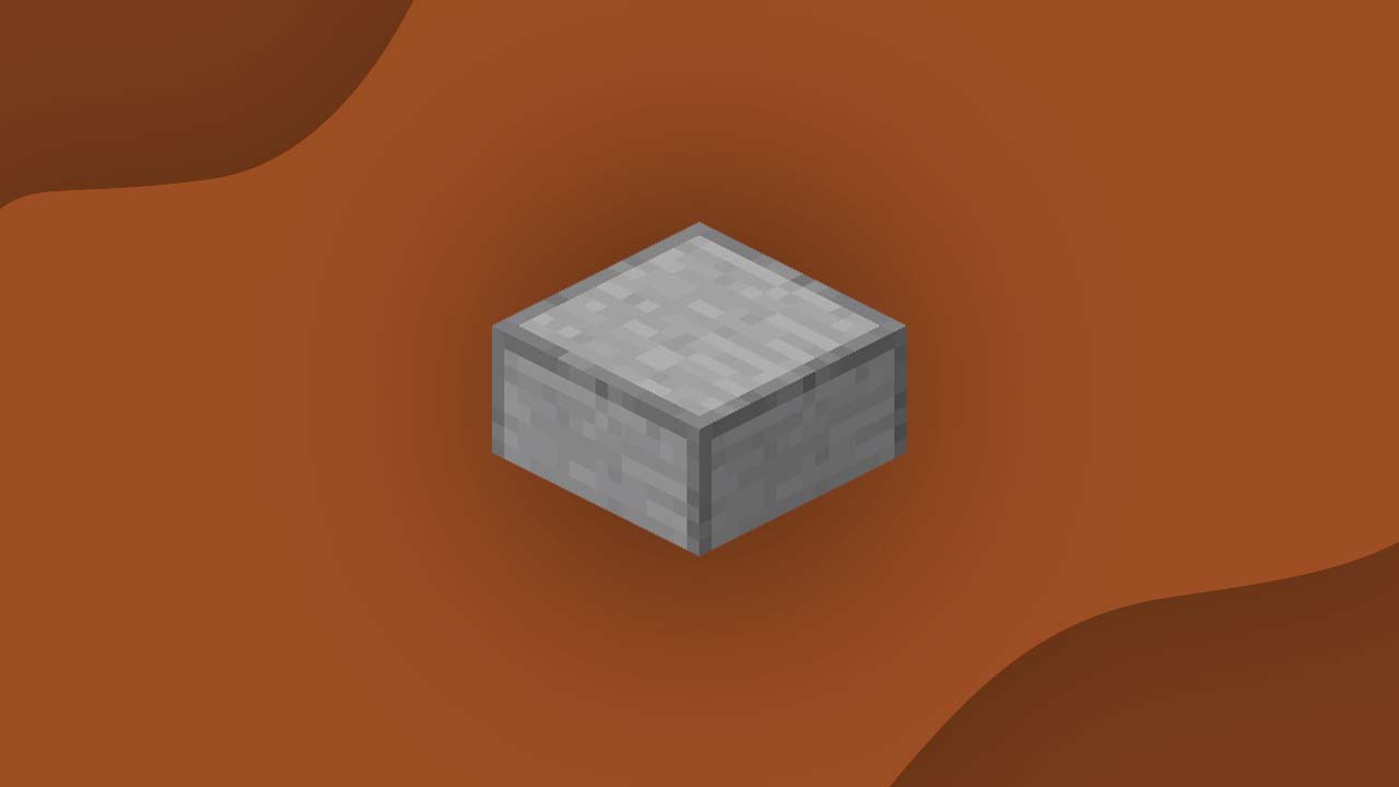 smooth stone slab di minecraft