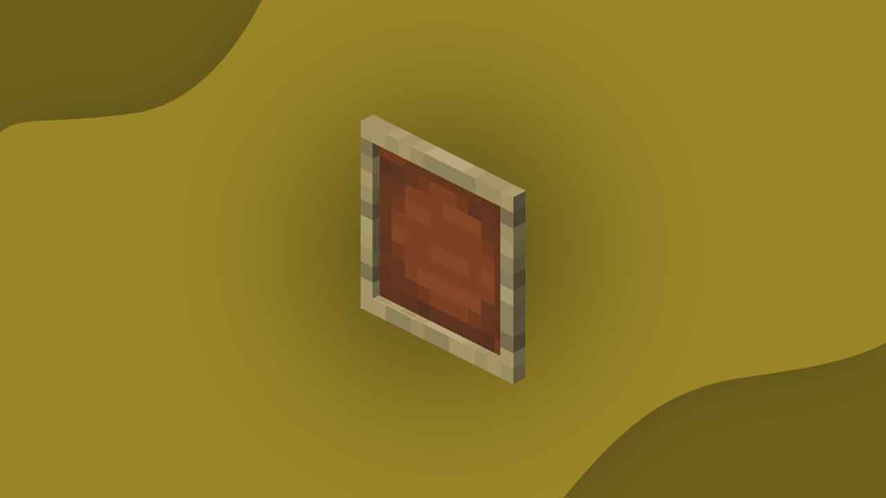 item frame di minecraft