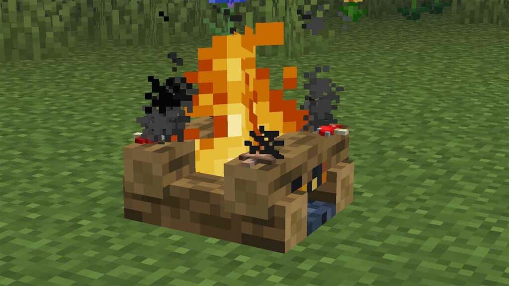 kegunaan campfire di minecraft