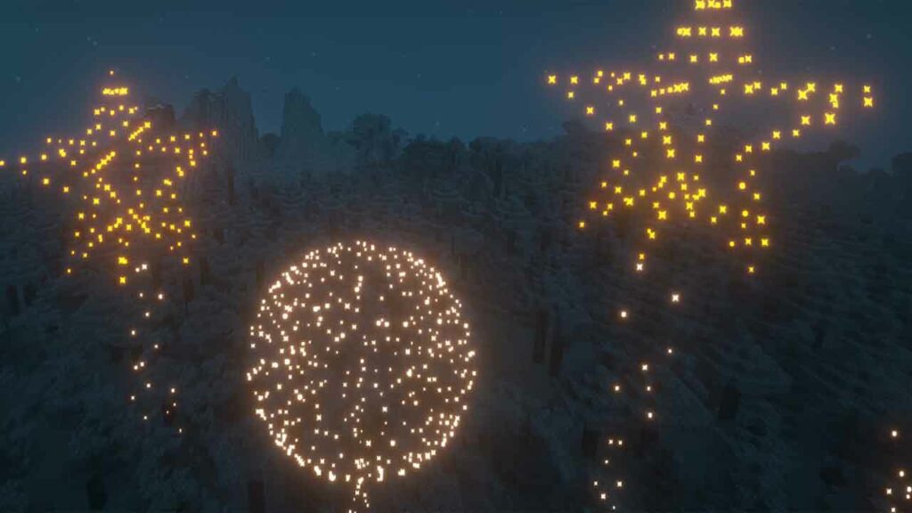kegunaan firework star di minecraft